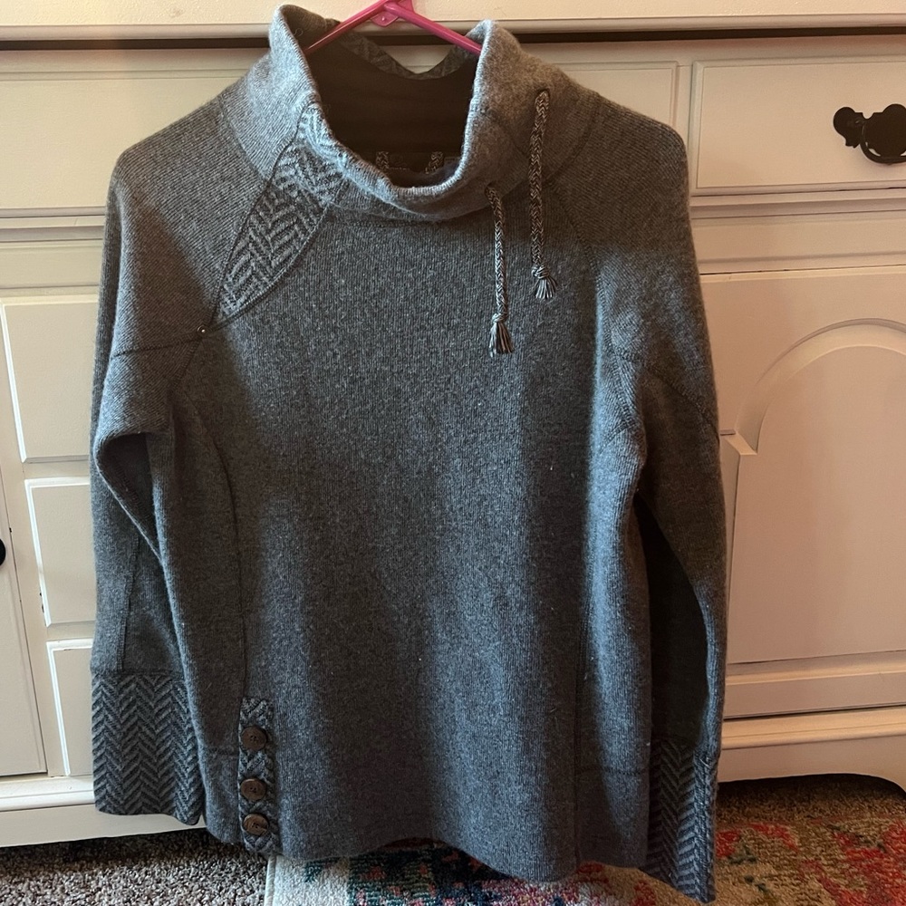 prAna, Women’s sweater, size S, Grey
